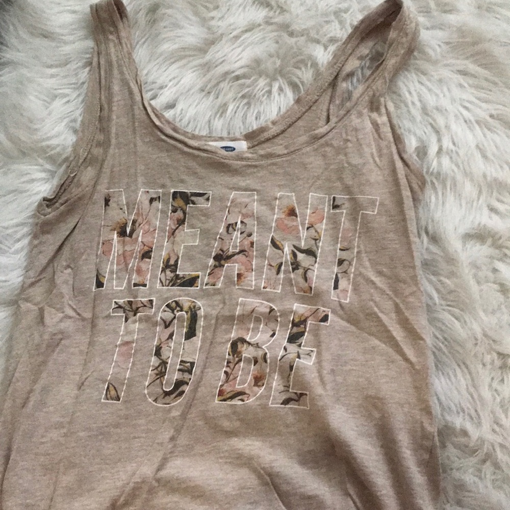 ‘meant to be’ crop tank